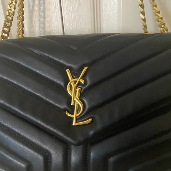 Black Quilted Leather Shoulder Bag - Picture 2 of 7